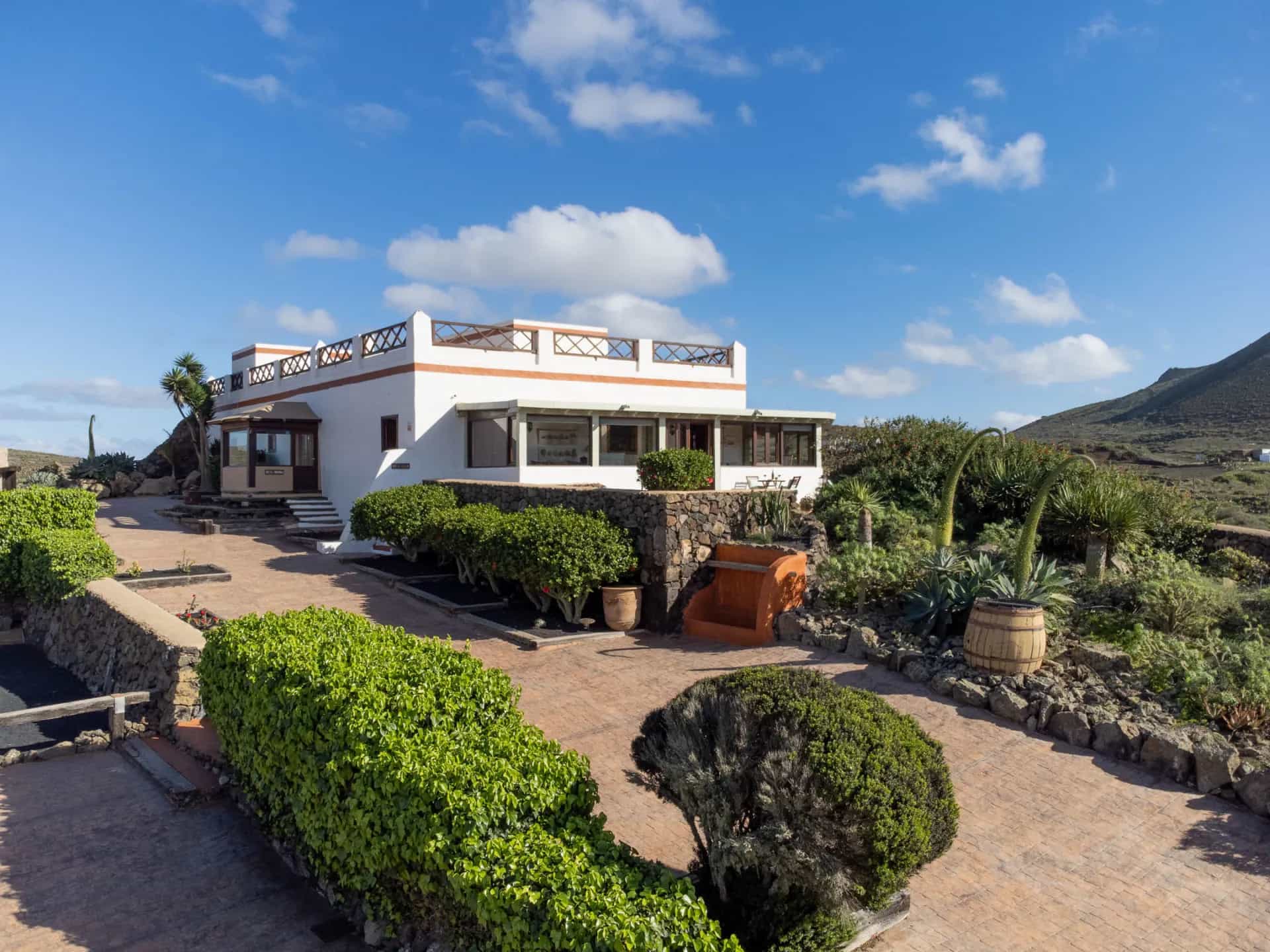 Exterior View of Finca La Corona, Lanzarote