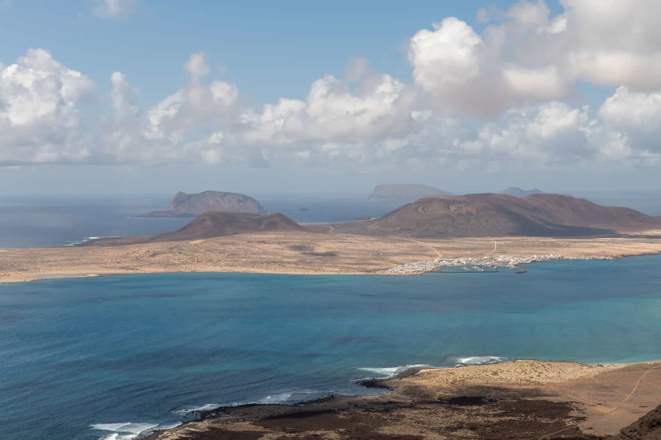 View of La Graciosa from Finca La Corona, Lanzarote